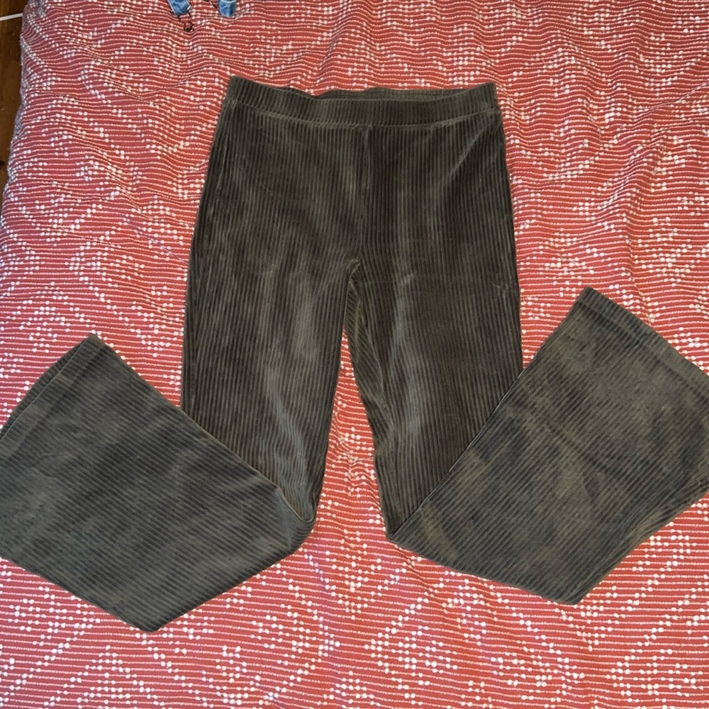 Stretchy corduroy flares